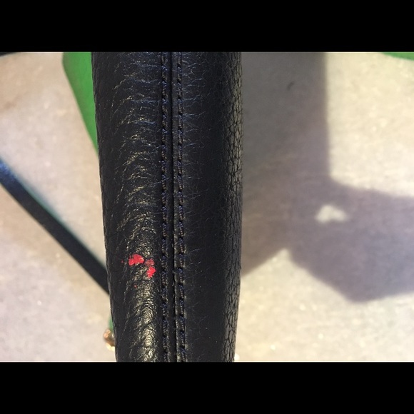 Used Kate Spade Green and Navy Crossbody Bag - Picture 7 of 7